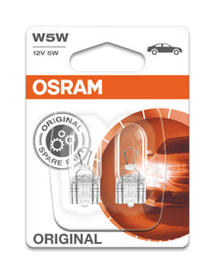 W5W Osram Wedge Globe 12V 5W