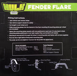Hulk 4x4 Fender Flare PVC Kit 2" or 3.5" Kit Available
