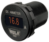 AMMETER 12/24v DC 0-100a 29mm DIA AMBER OLED