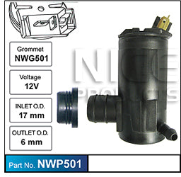 NICE Universal Window Washer Pump 12V