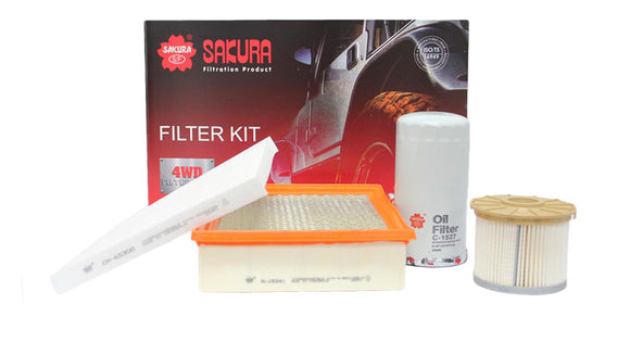 Sakura Filter Kit Holden Colorado / Isuzu D-Max 3.0L 2008-2012